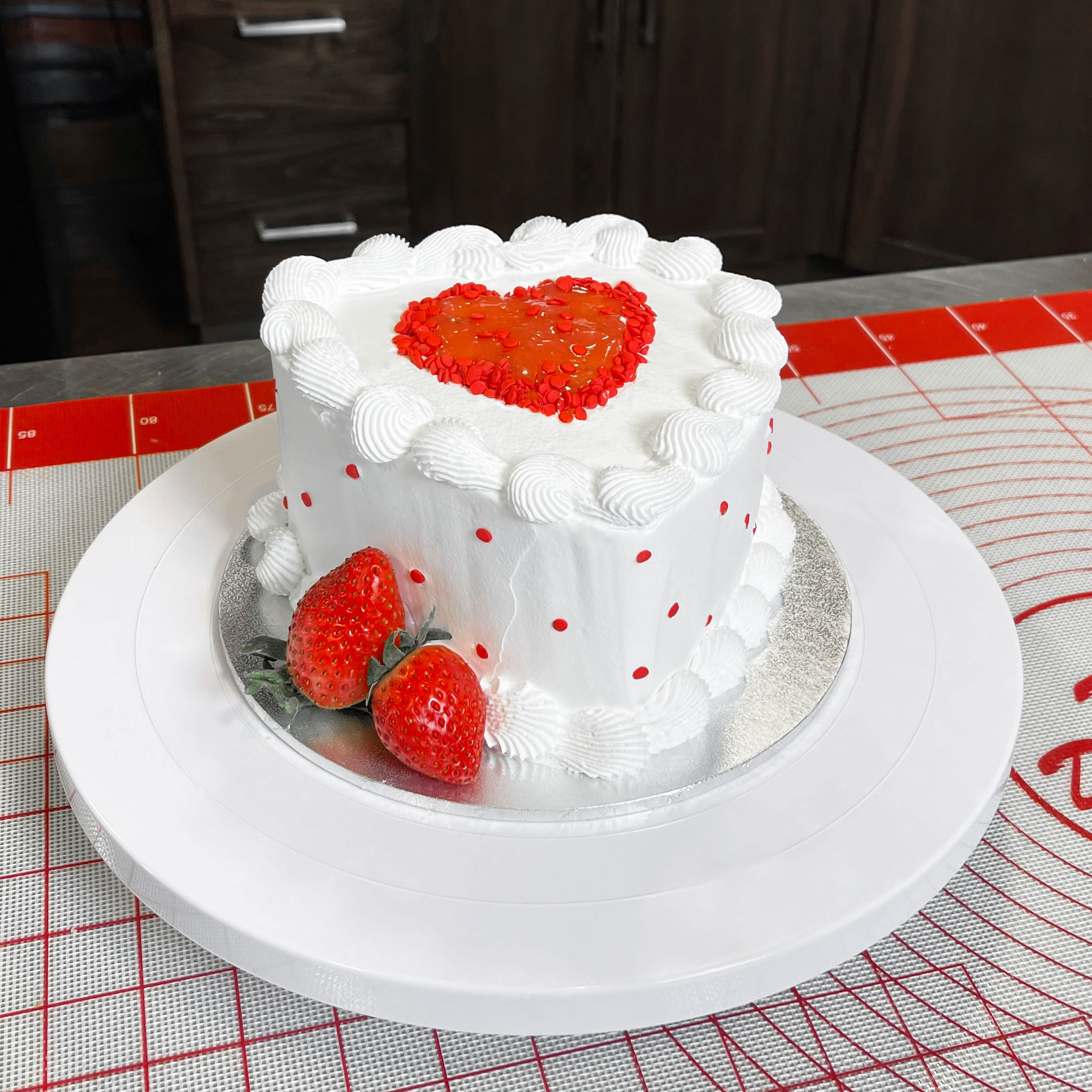 Cake Pan Heart 6 x 3 Inches Deep by Fat Daddio's Shaped