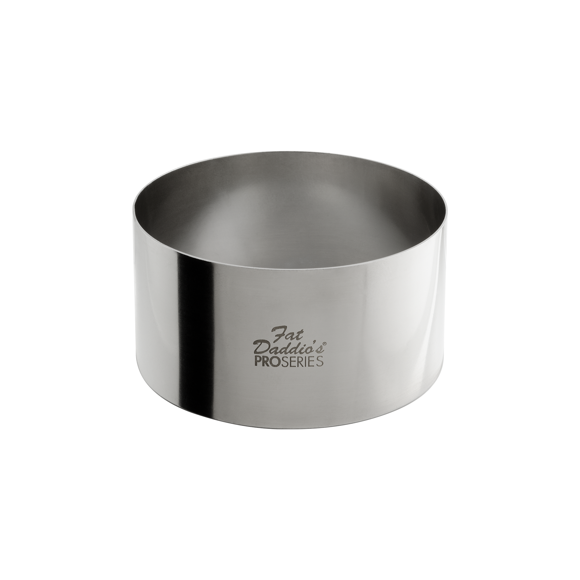 Fat Daddios Stainless Steel Round Cake and Pastry Ring 2.5 inch x 2 inch 