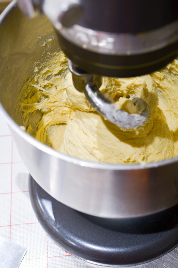 dough mixing, brioche dough