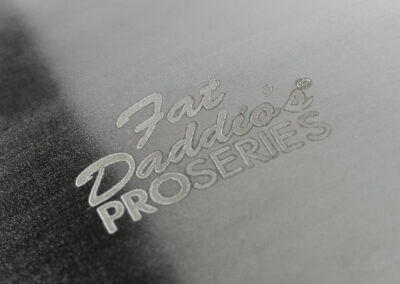 Fat Daddio's Stainless Steel Logo