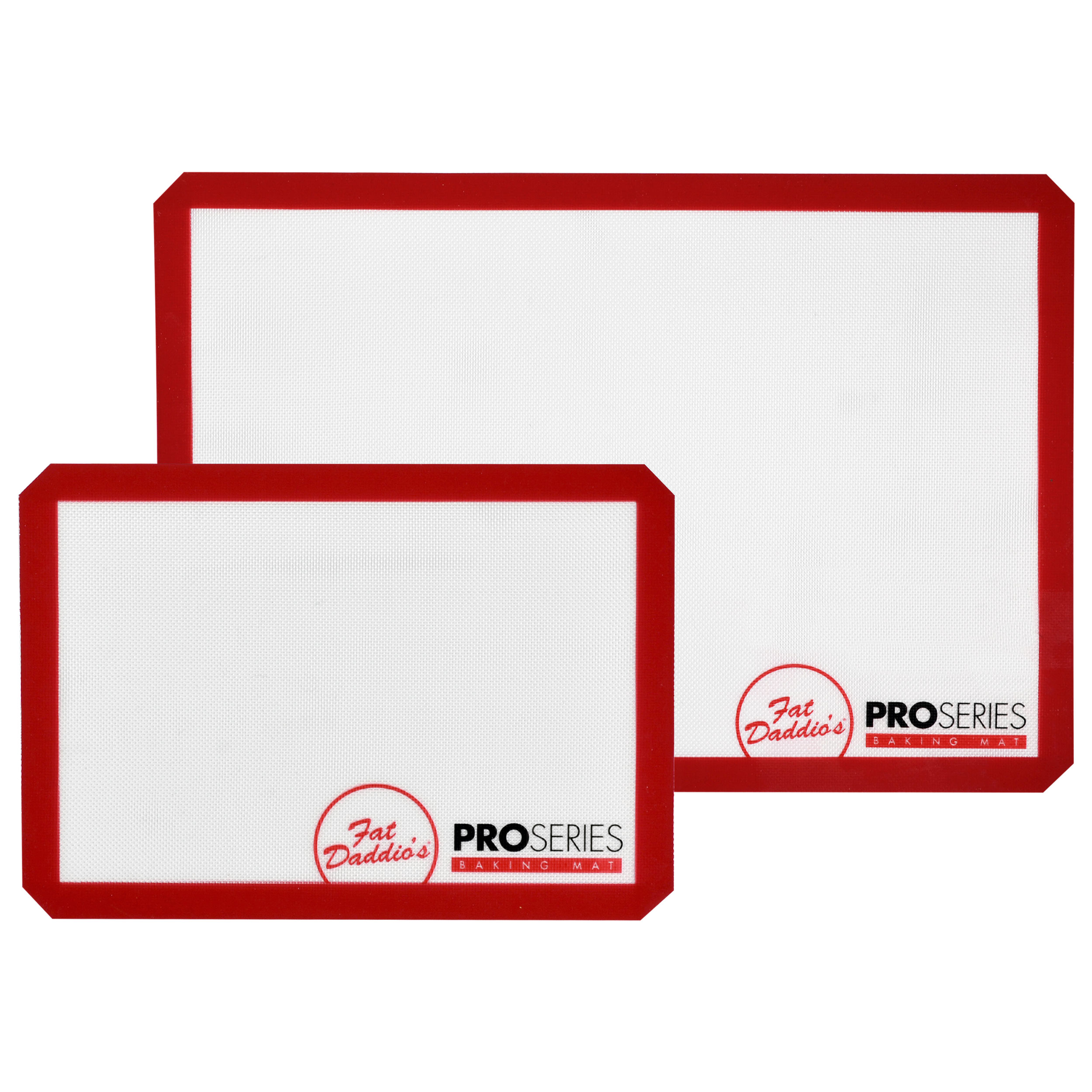 One half sheet and one quarter sheet silicone baking mat