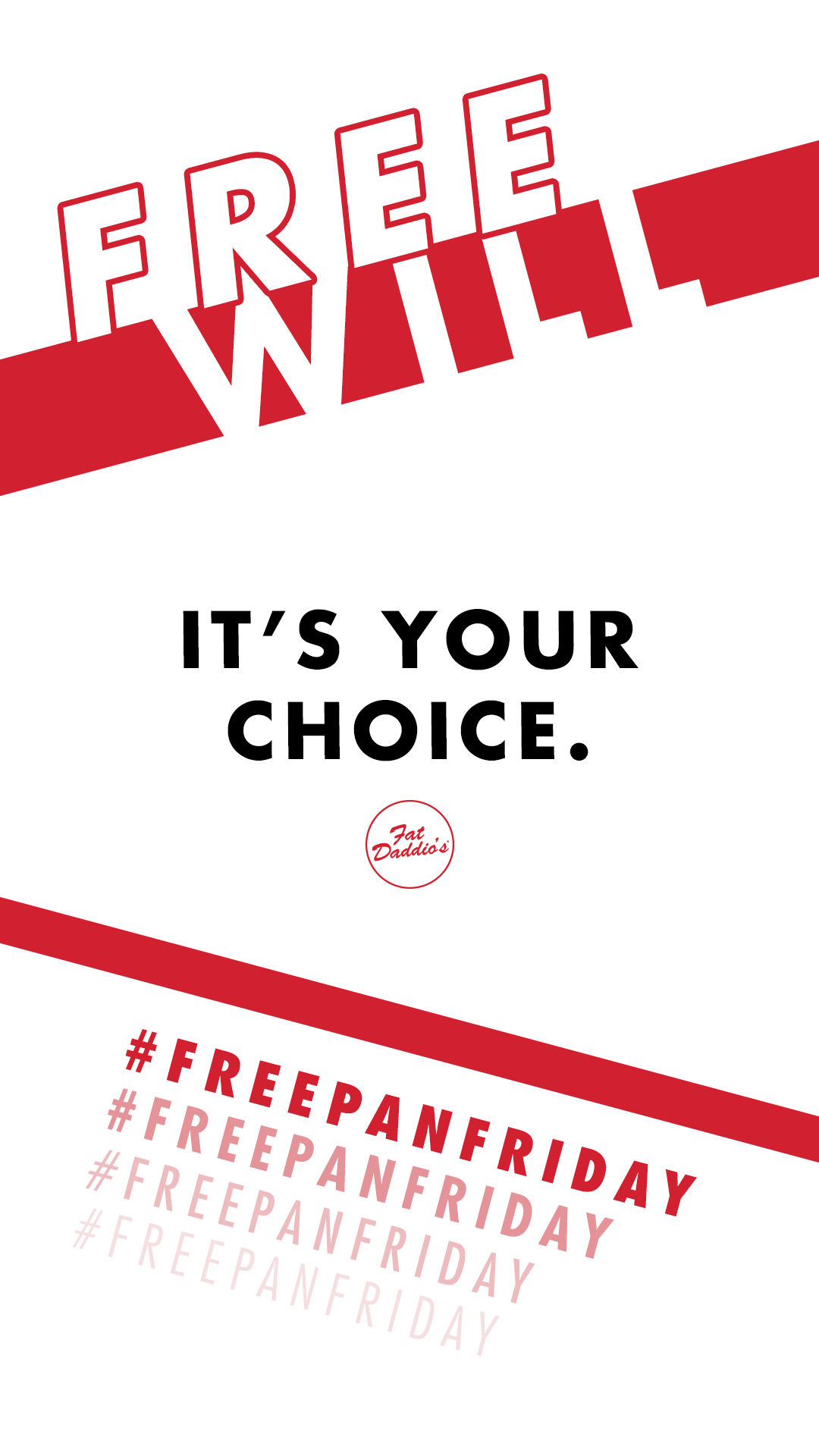 Fat Daddio's Free Pan Friday
