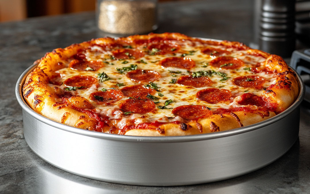 Chicago Style Thick Crust Pizza