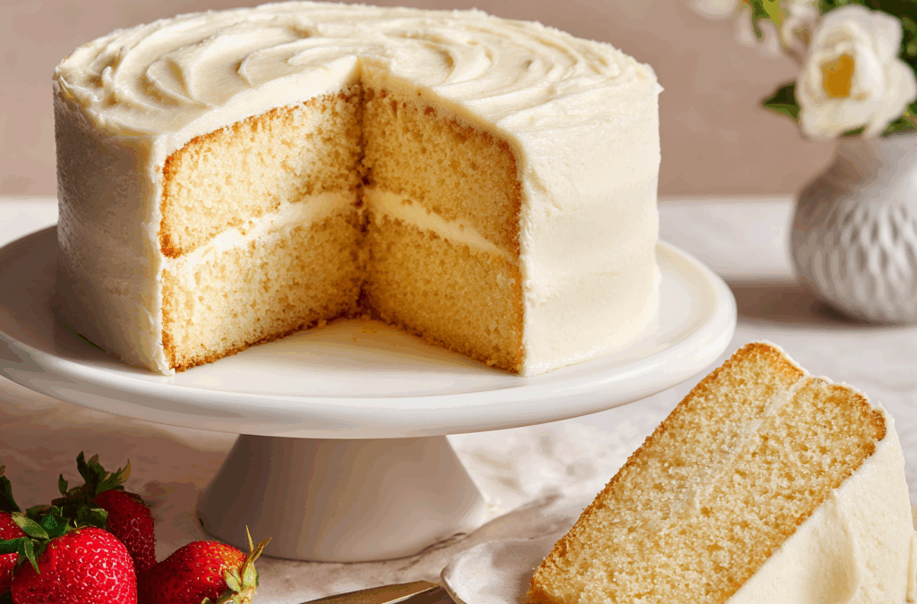 White Cake Recipe: Fluffy, Moist, and Perfect for Layered Cakes