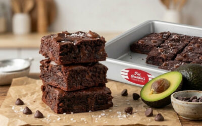 Fudgy Chocolate Brownies Using Mashed Avocado