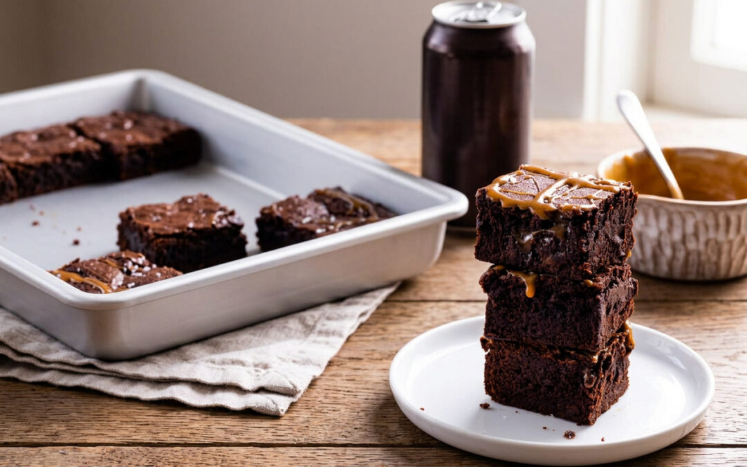 Rich Dark Chocolate Stout Brownies Recipe for St. Patrick’s Day