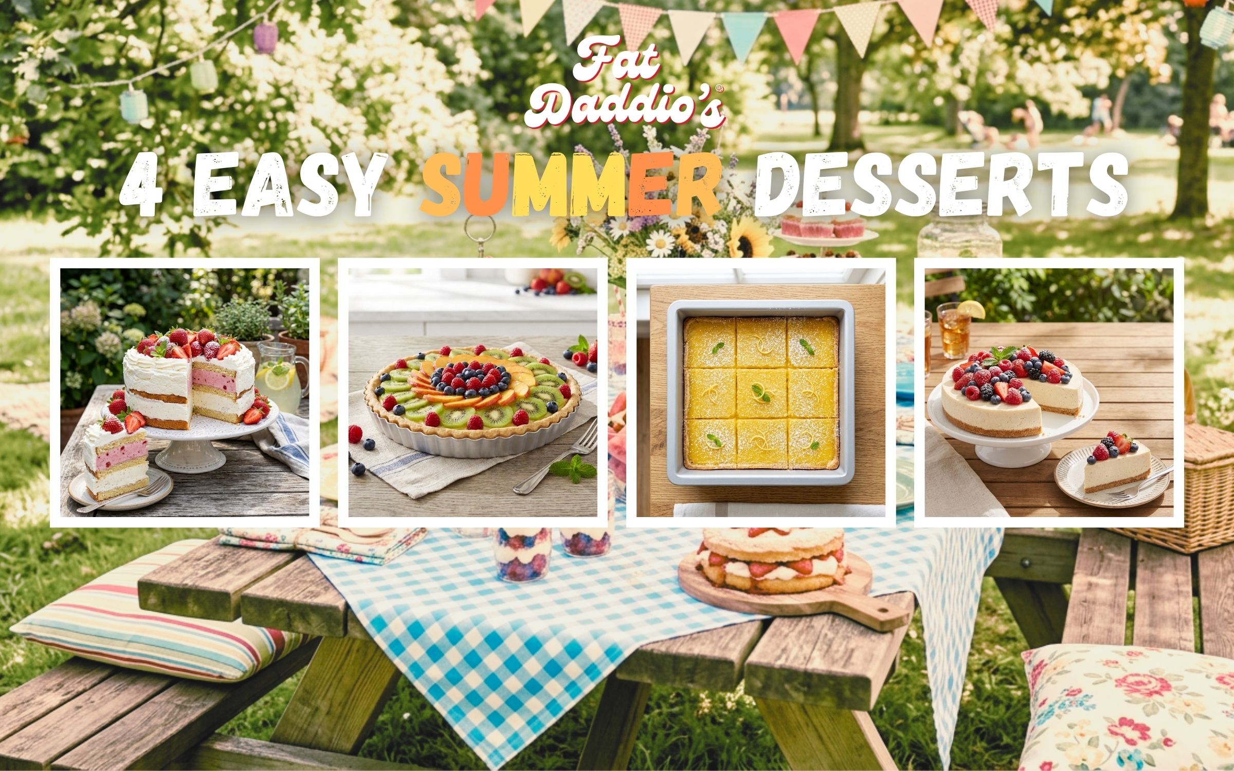 4 recetas de postres de verano PFT, PRD, PSQ, PSF