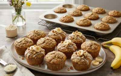 Best Low-Carb Banana Protein Muffins Recipe (Standard & Mini Size)